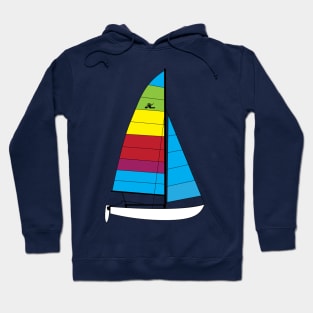 Hobie 16 Catamaran Sailboat Hoodie